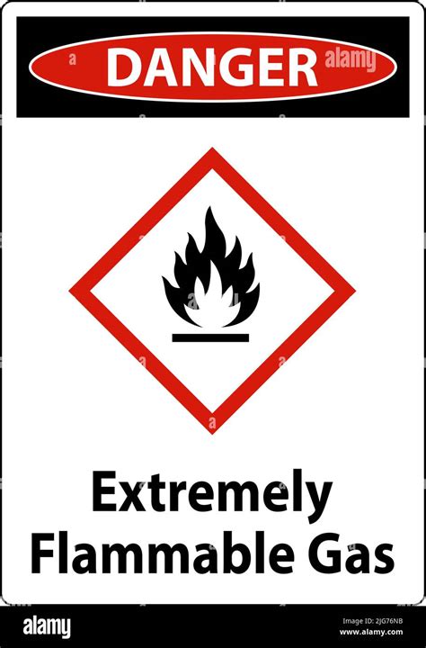 Flammable Material Pictogram Stock Vector Images Alamy