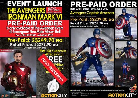 The Avengers Hot Toys Event Launch NEX Singapore April 27 May 6