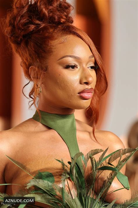Megan Thee Stallion Stuns Sexy Shows Off Her Hot Boobs At The Vanity Fair Oscar Awards In