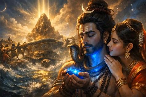 samudra manthan story  shiva  neelkanth