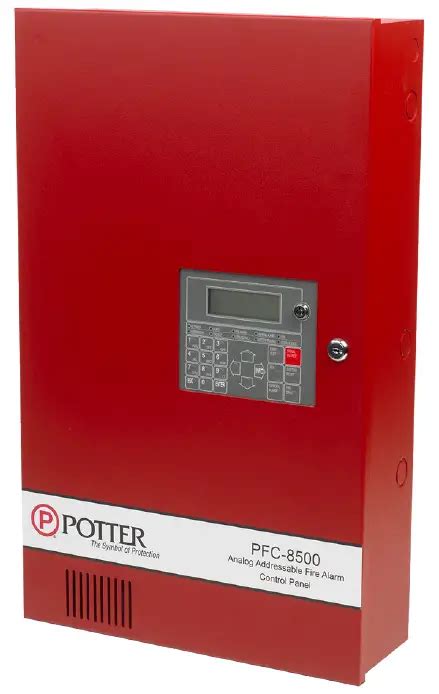 POTTER PFC 8500 Analog Addressable Fire Alarm Control Panel Owners Manual