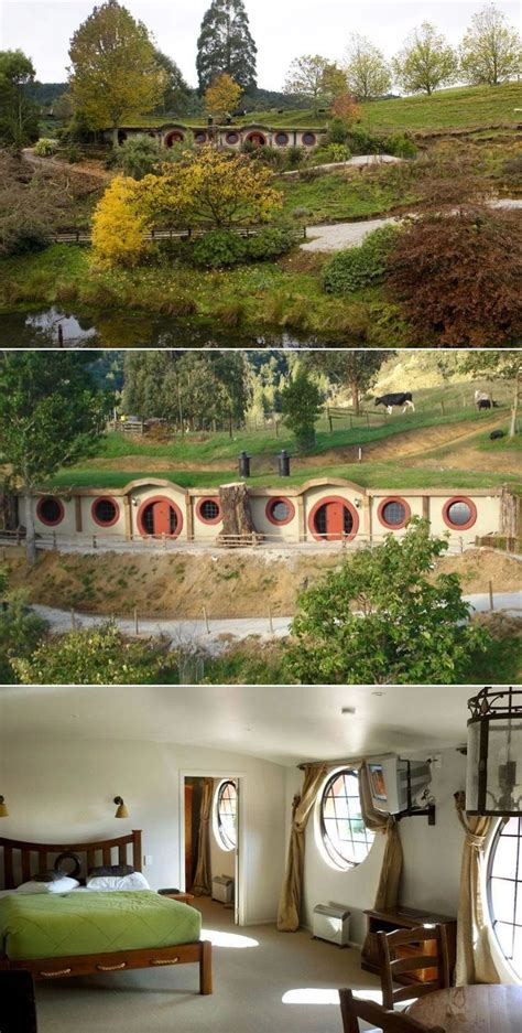 You Can Rent Two Hobbit Holes At Woodlyn Park New Zealand Beach