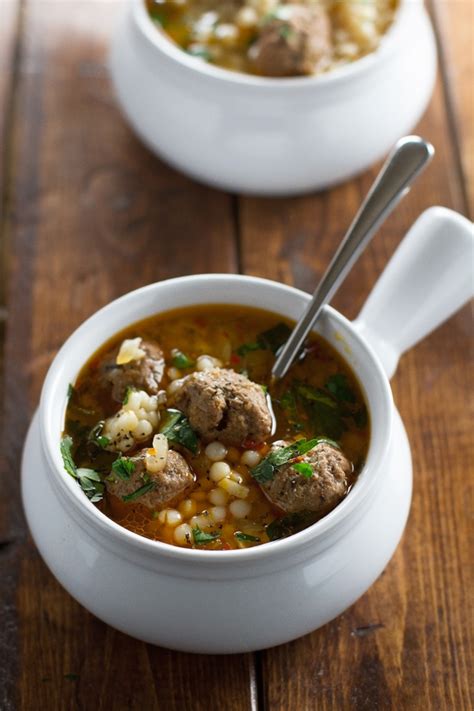 Moroccan Meatball Couscous Soup Recipe Little Spice Jar