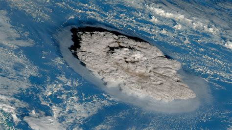 Volcano Eruption From Space