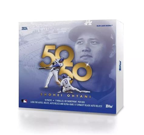 PRE SALE SEALED BOX 2024 Topps Ohtani 50 50 Season Chase The LOGOMAN 1