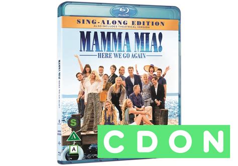 Mamma Mia Here We Go Again Blu Ray Cdon