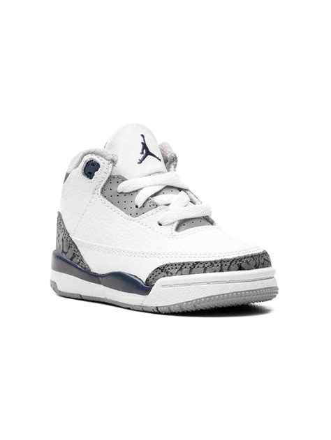 Jordan Kids Air Jordan 3 Td Midnight Navy Sneakers Farfetch