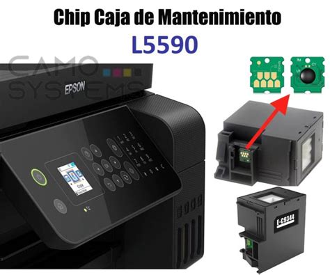 Chip Caja Mantenimiento Epson L5590 C9344 Camo Systems Peru