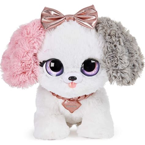 Spin Master Present Pets Fancy Puppy Interactive Plush Pet Toy With