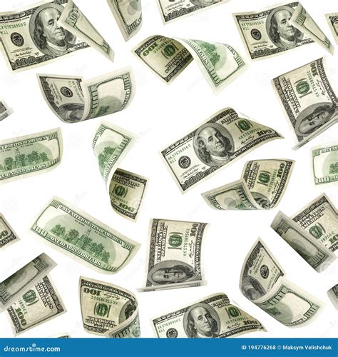 Flying Money On White Background Dollar Bill Royalty-Free Stock Image ...