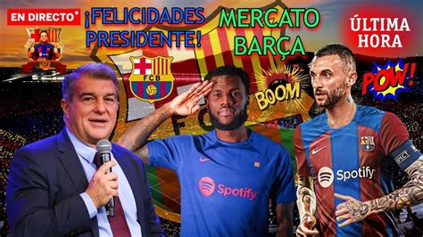 ULTIMA HORA BARÇA BOMBA BROZOVIC UNA SEMANA de MARGEN LAPORTA AL