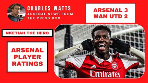 Arsenal Man Utd Arsenal Player Ratings And Match Details