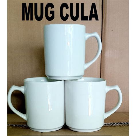 Jual MUG COATING PUTIH POLOS MUG SUBLIM PUTIH POLOS MUG COATING