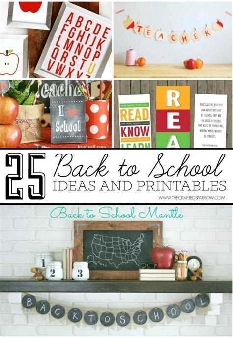 25 Back to School Ideas & Printables