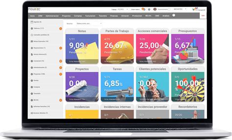 Software De Gestión Erp Y Crm Workmanagement Movatec
