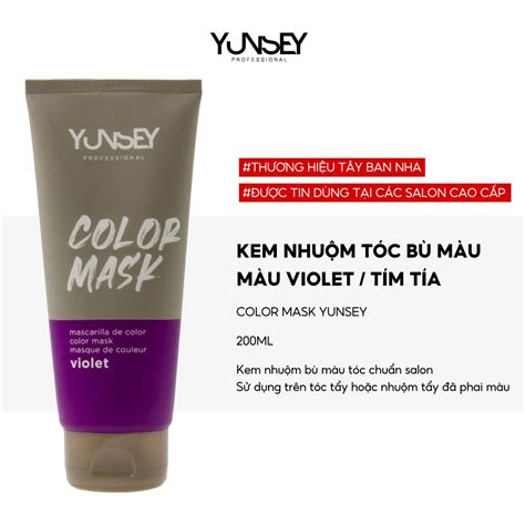 Kem Nhu M D Ng T C M U T M Violet Color Mask Yunsey Ml Shopee