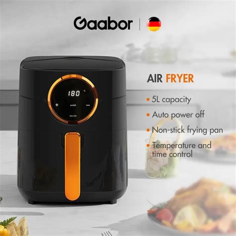 Gaabor Air Fryer L Digital Control Hot Oven Oil Free Healthy Cooker