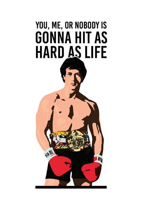 Rocky Balboa Poster Rocky Balboa Quotes Movie Poster Cult - Etsy