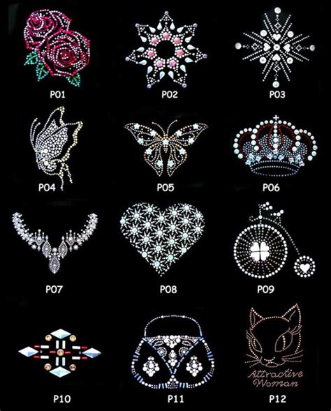 Rhinestone Designs Pattern Rhinestone Designs Rhinestone Art