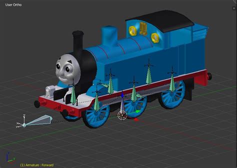 Thomas the Train 3D Model $25 - .blend .fbx .dae .obj .3ds - Free3D