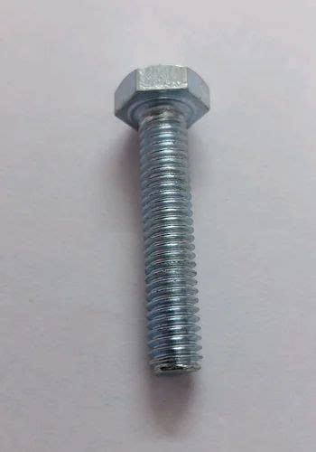 M12 12 Mm 45mm Mild Steel Hex Bolt Hot Dip Galvanized HDG At Rs 84