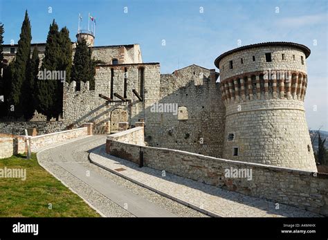 Brescia Castle, Italy Stock Photo - Alamy