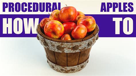 Blender Tutorial Procedural Apples Youtube