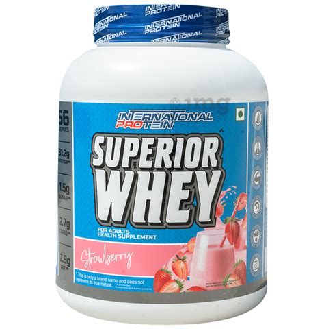 International Protein Superior Whey Protein Powder Strawberry Buy Jar Of 50 Lb Powder At Best