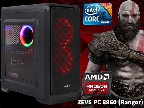 Недорогой Cовременный Игровой ПК ZEVS PC 8960 (Ranger) i5 3570 +RX 560 ...