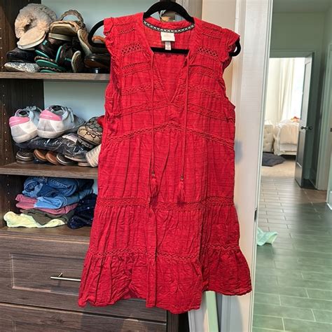 Knox Rose Dresses Knox Rose Red Dress Medium Poshmark