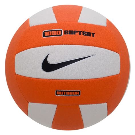 Bola de Vôlei Nike 1000 Soft Outdoor Laranja e Branca - FutFanatics