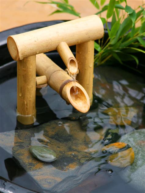 Bamboo Deer Chaser Fountain ~ Bamboo Craft Photo