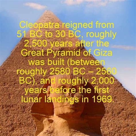 Cleopatras Reign Was Closer To The Moon Landings Than The Great Pyramid Being Built Video