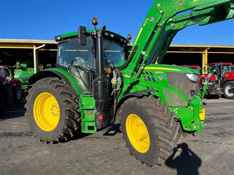 Jd 6155r Cw Fr Link And Pto And Jd 643r Loader Sold For Sale Sjb