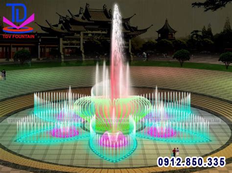 Đài phun nước quảng trường thành phố Đài phun nước TDV Fountain