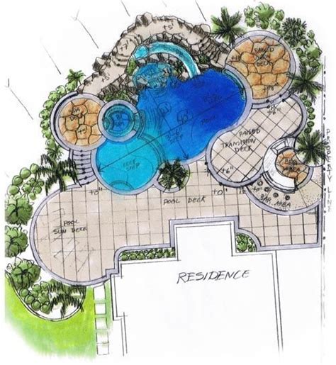 This Could Be The One Minus Slide Pool Design Plans Pool Drawing