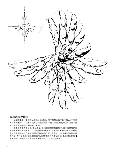 动态素描手部结构 透视感 伯恩霍加思 搜狐大视野 搜狐新闻