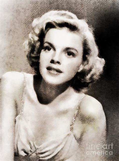 Judy Garland Hollywood Legend By John Springfield Painting By