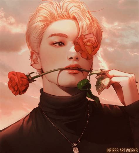 Seonghwa Ateez Fanart By Iku Aldena On Deviantart