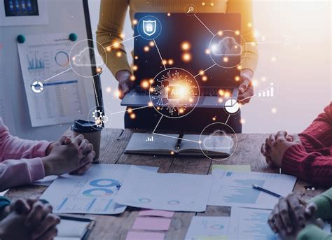 Premium Photo | Digital transformation change management internet of ...