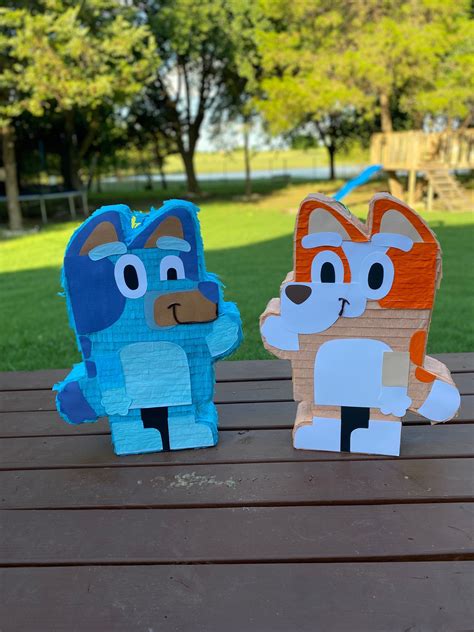 Bingo Inspired Pinata Bluey Birthday Party Decoration Etsy Baby