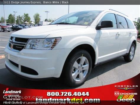 Bianco White 2011 Dodge Journey Express Black Interior Gtcarlot