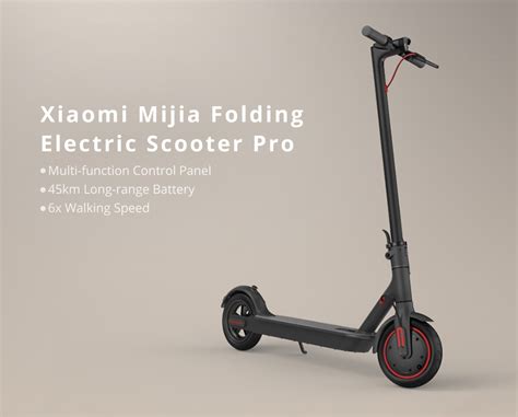 Xiaomi Mijia M365 Pro Folding Electric Scooter Black