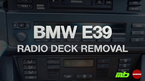 How To Remove Bmw Series Radio Bmw E Radio Removal Youtube