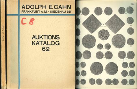 Auktionskataloge Auktion 62 Cahn Adolph E Broschiert MA Shops