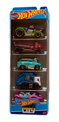 Carros Hot Wheels Hw City Set De 5 Piezas MercadoLibre