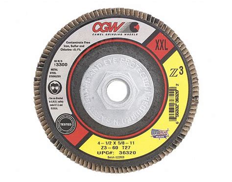 Cgw Abrasives Flap Sanding Disc Resin Bond Type Grit X