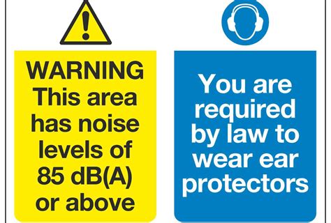 Warning This Area Has Noise Levels Of 85 Dba Or Above You Are