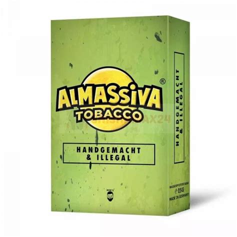 Almassiva Tobacco G Handgemacht Illegal Shisha Shop Berlin