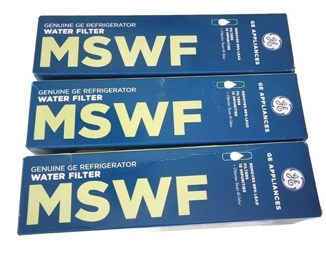 Lot Of 3 Genuine GE Refrigerator Water Filters MSWF GE Appliances